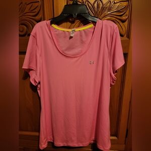 Under Armour Women's Vibrant Pink Short Sleeve Tee